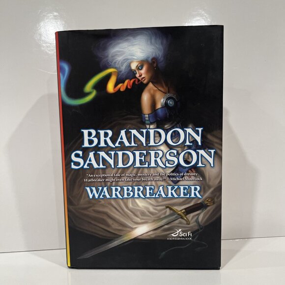 Warbreaker by Brandon Sanderson First Edition/2nd Print Hardcover G- See Pics! - Picture 1 of 9